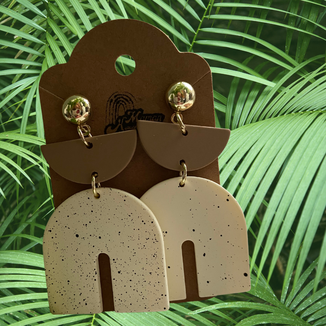 NAPA VALLEY- BOUCLES D'OREILLES ARGILE POLYMÈRE