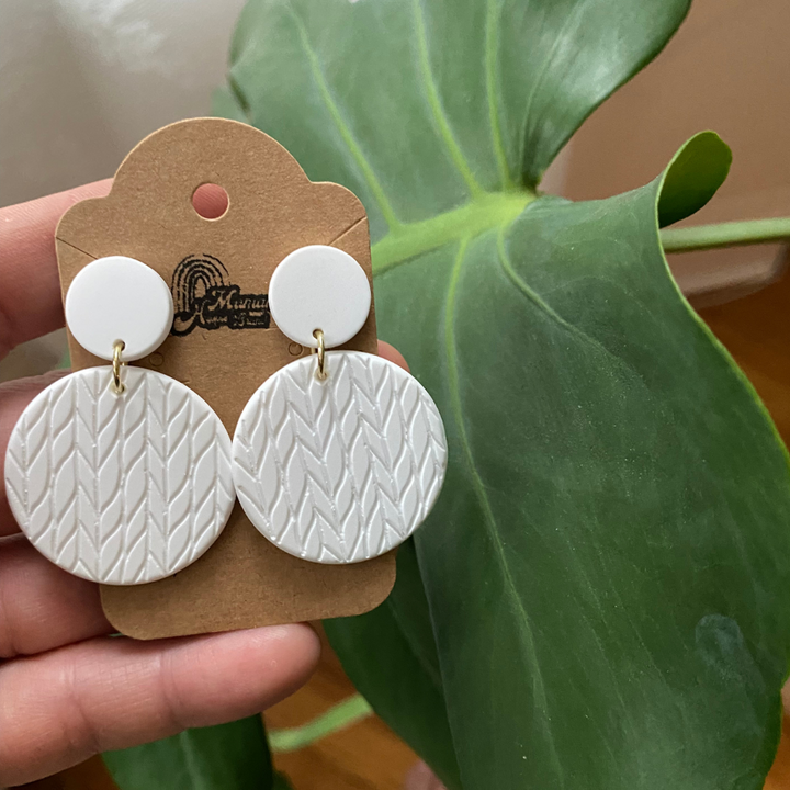 Irvine- BOUCLES D'OREILLES ARGILE POLYMÈRE