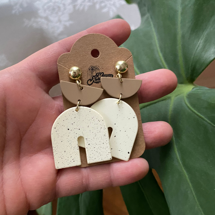 NAPA VALLEY- BOUCLES D'OREILLES ARGILE POLYMÈRE