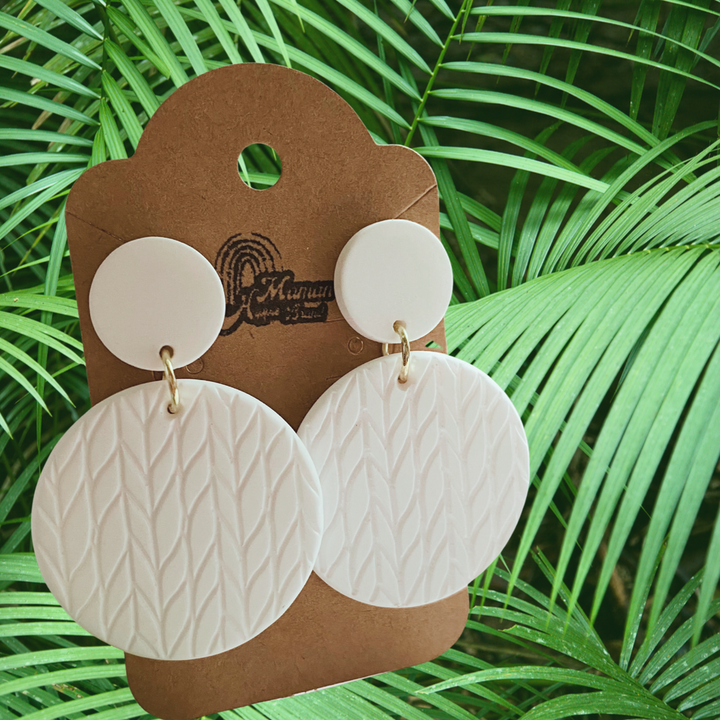 Irvine- BOUCLES D'OREILLES ARGILE POLYMÈRE