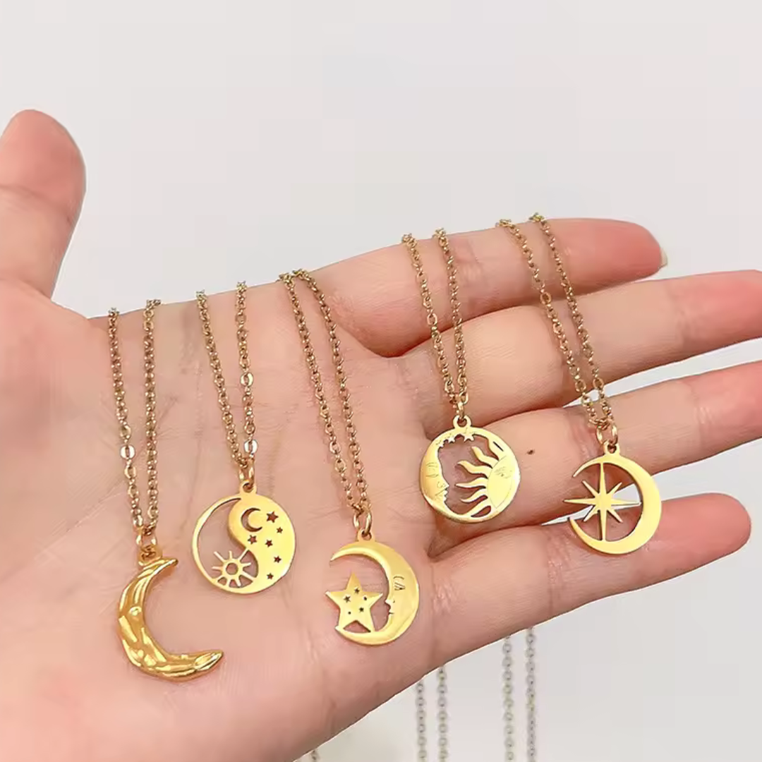 Collier Sun and Moon