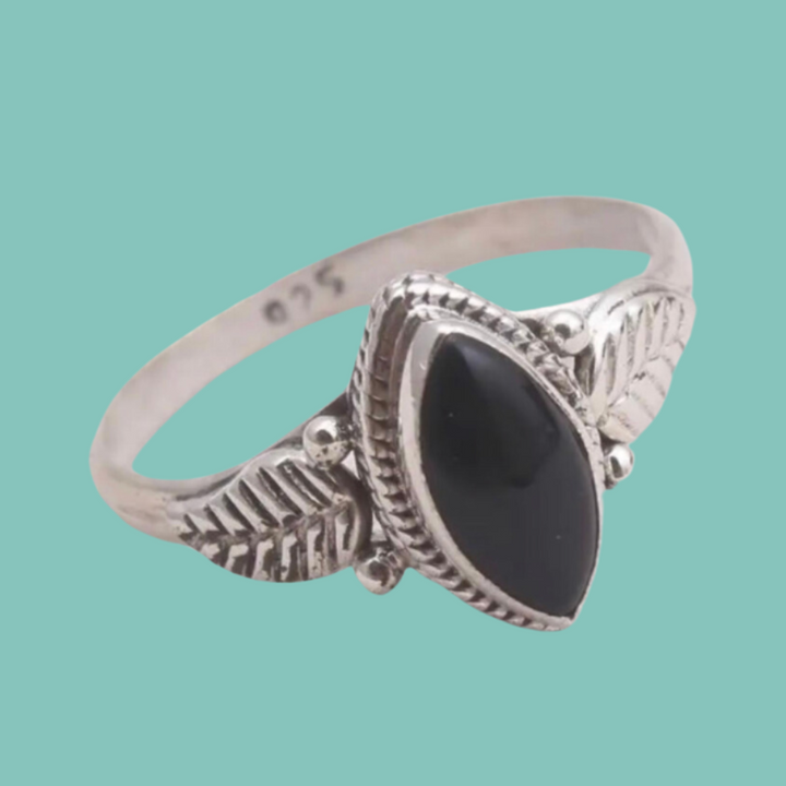 Bague COURTNEY ONYX NOIRE