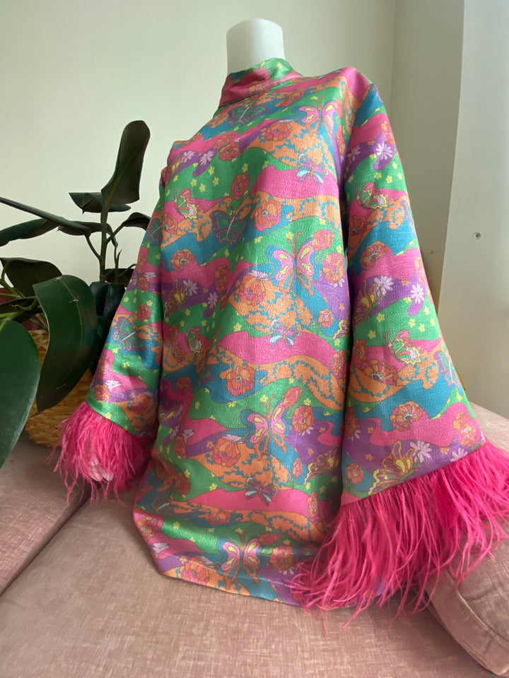 Robe froufrou rose 60's The Hippie Shake