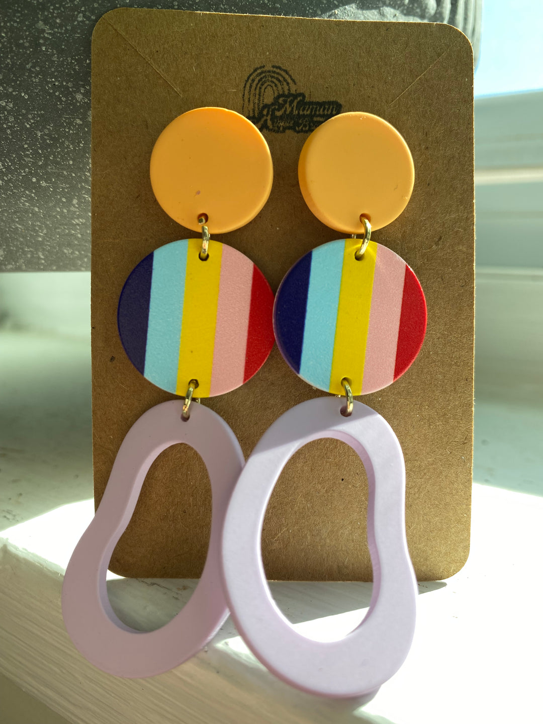 Pride + BOUCLES D'OREILLES ARGILE POLYMÈRE