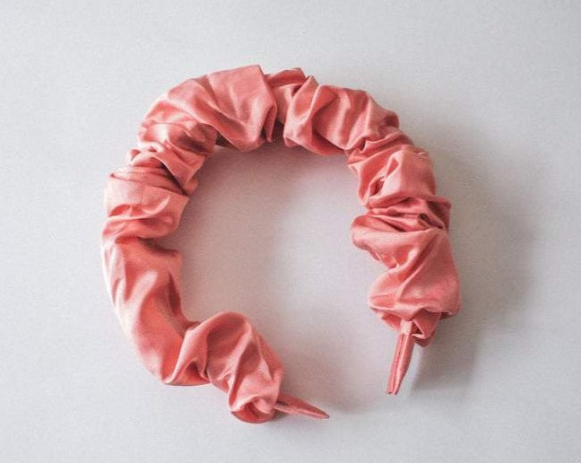 CROWN HEADBAND Pink Chiffon Headband